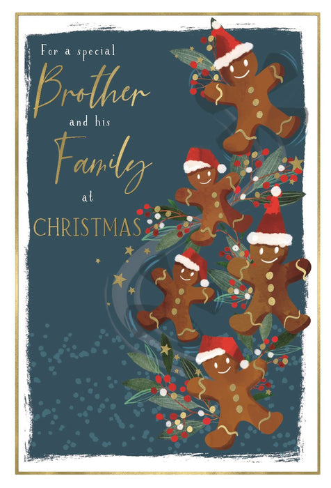 ICG 'For A Special Brother And Family' Christmas Card