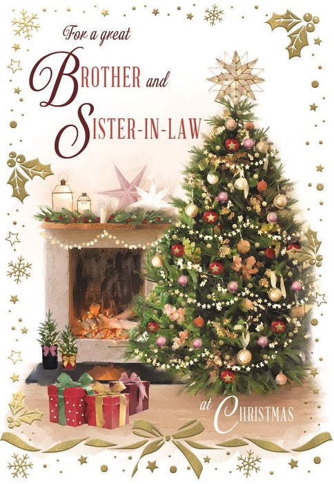 ICG 'For A Great Brother and Sister-in-Law' Christmas Card