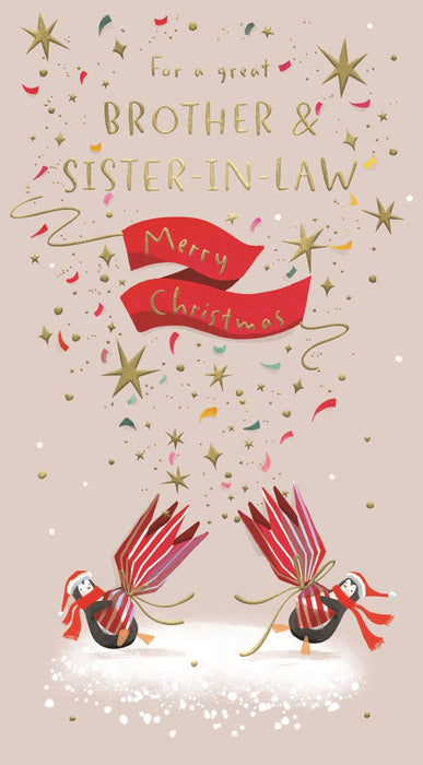ICG 'For A Great Brother & Sister-in-Law'  Christmas Card