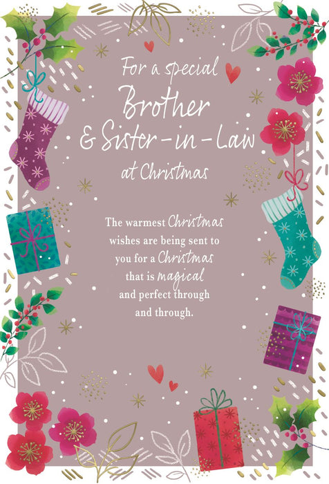 ICG 'For A Special Brother & Sister-in-Law At Christmas' Christmas Card