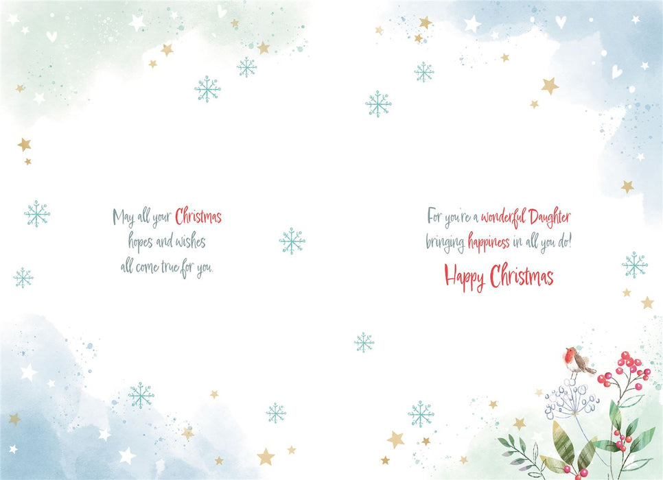 ICG 'For A Wonderful Daughter' Christmas Card