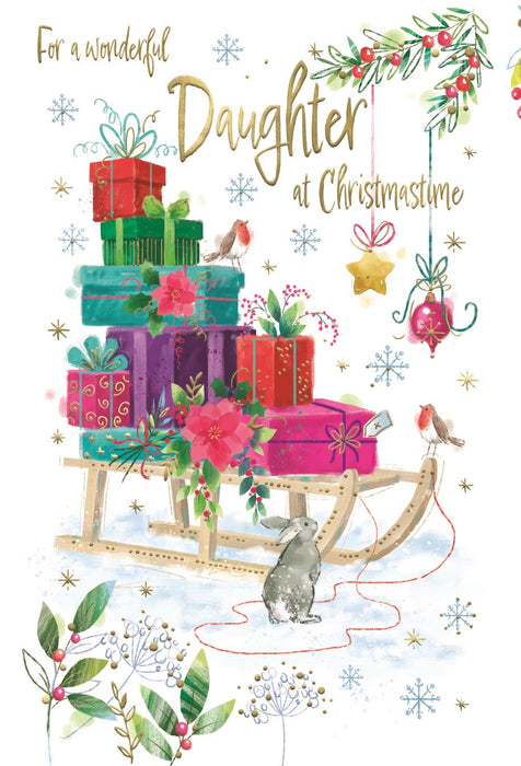 ICG 'For A Wonderful Daughter' Christmas Card