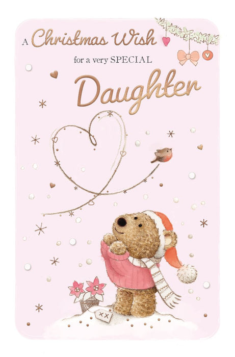 ICG 'Christmas Wish For A Special Daughter' Christmas Card