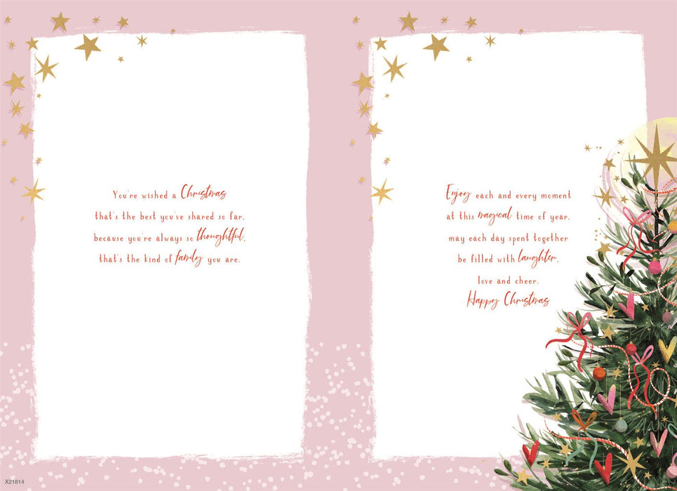 ICG 'For A Wonderful Daughter and Her Lovely Family' Christmas Card