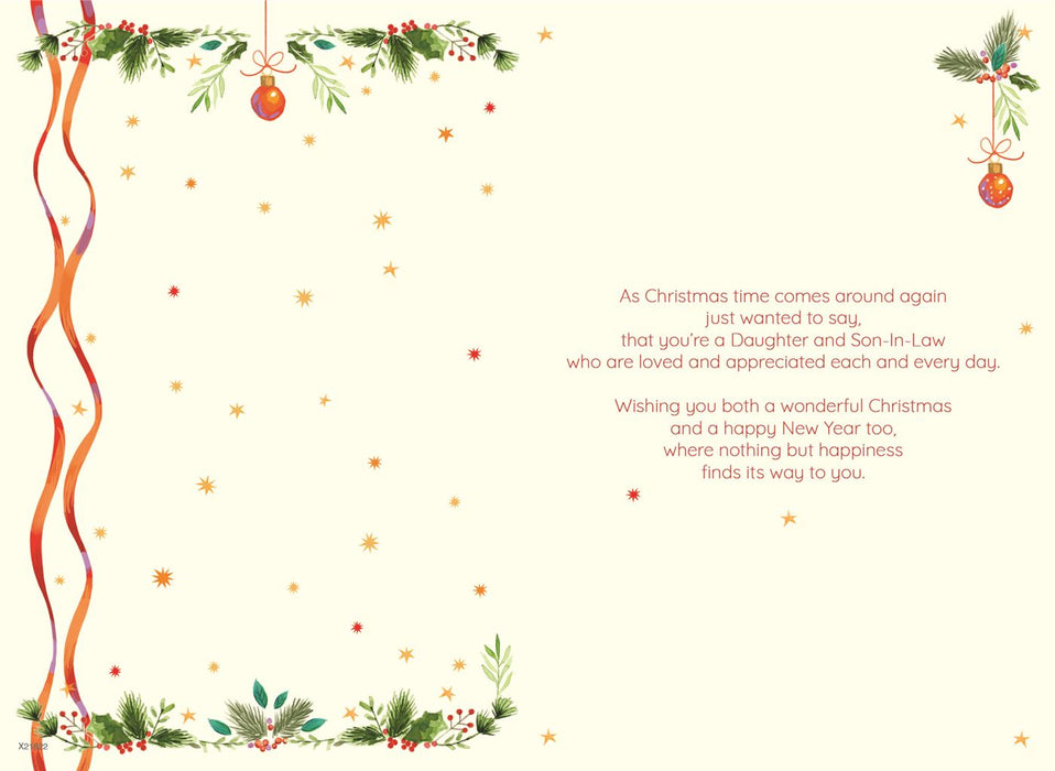 ICG 'For A Special Daughter And Son-In-Law' Christmas Card