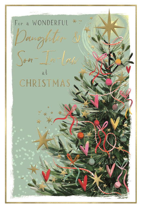 ICG 'For A Wonderful Daughter And Son-In-Law' Christmas Card