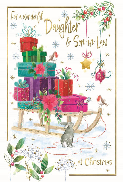 ICG 'For A Wonderful Daughter And Son-In-Law Christmas' Christmas Card