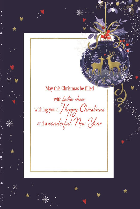 ICG 'To A Lovely Daughter & Son-in-law' Christmas Card