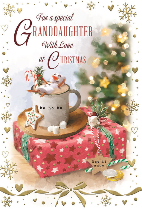 ICG 'For A Special Granddaughter With Love' Christmas Card
