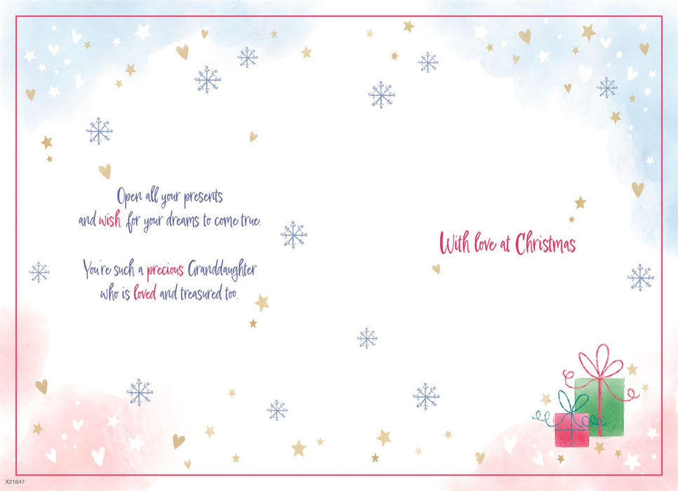 ICG 'For A Special Granddaughter' Christmas Card