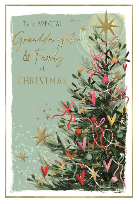 ICG 'For A Special Granddaughter And Her Family' Christmas Card