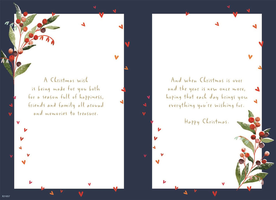 ICG 'To A Wonderful Granddaughter And Her Partner' Christmas Card