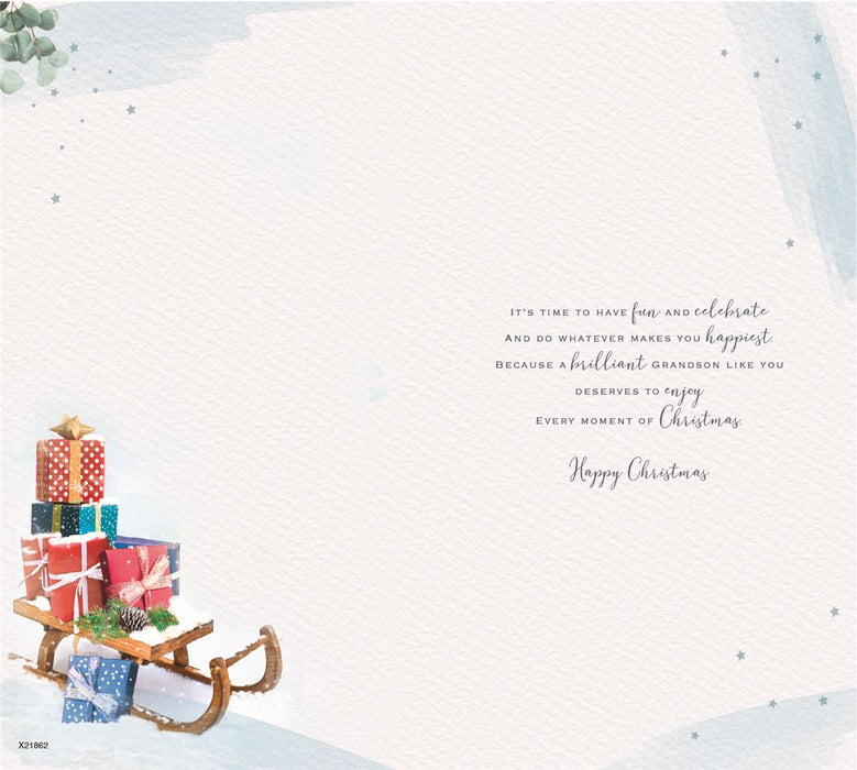 ICG 'For A Special Grandson' Christmas Card