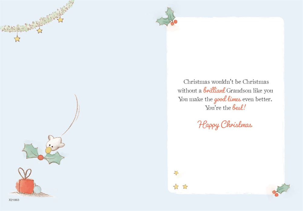 ICG 'For A Special Grandson' Christmas Card