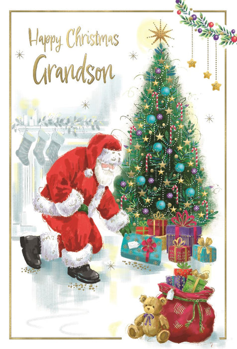 ICG 'Happy Christmas Grandson' Christmas Card