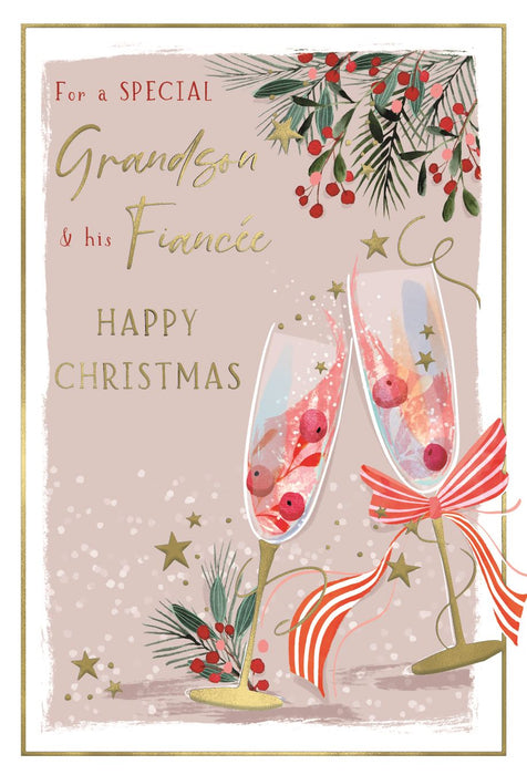 ICG 'For A Special Grandson & His Fiancee' Christmas Card