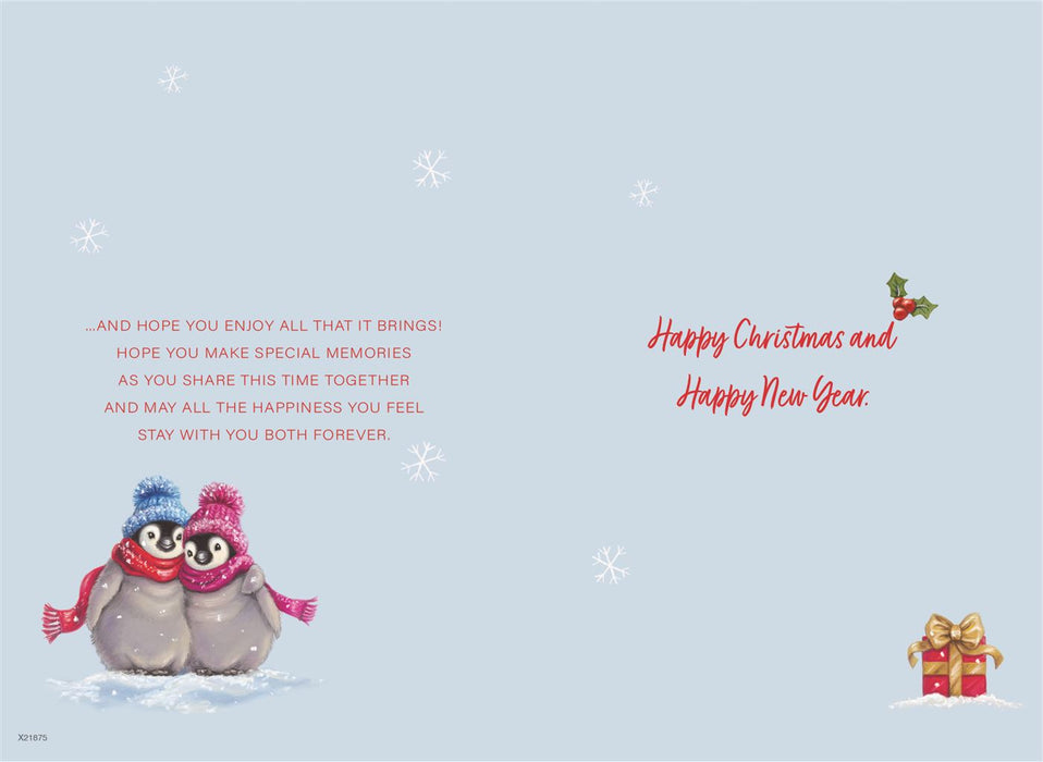 ICG 'For A Wonderful Grandson And Girlfriend' Christmas Card