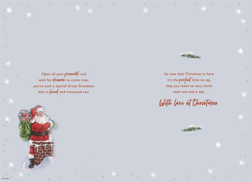 ICG 'For A Special Great Grandson' Christmas Card
