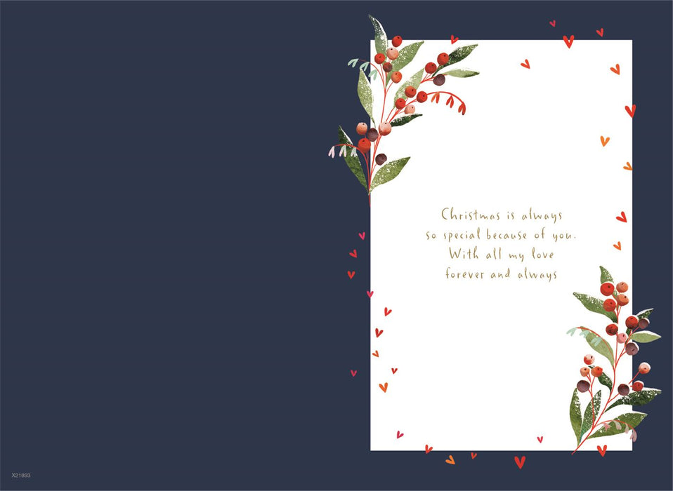 ICG 'To My Wonderful Husband at Christmas' Christmas Card