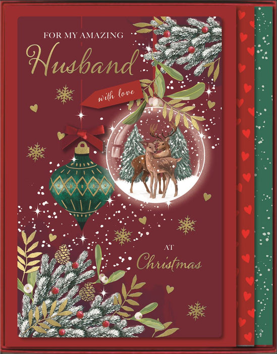 ICG 'For My Amazing Husband' Boxed Christmas Card