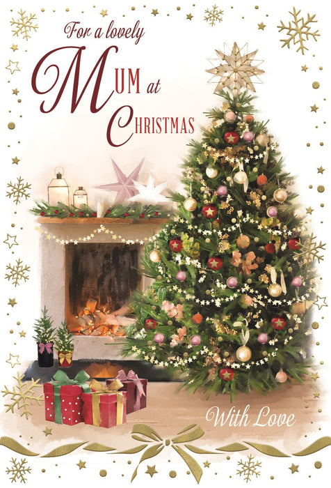 ICG 'For A Lovely Mum At Christmas' Christmas Card