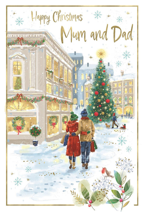 ICG 'Happy Christmas Mum And Dad' Christmas Card