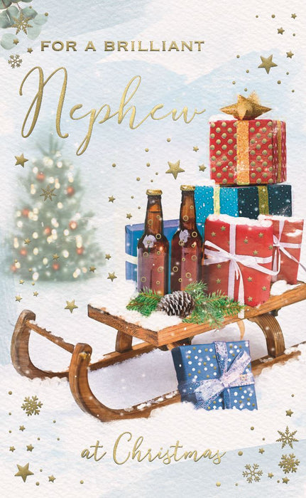 ICG 'For A Brilliant Nephew' Christmas Card