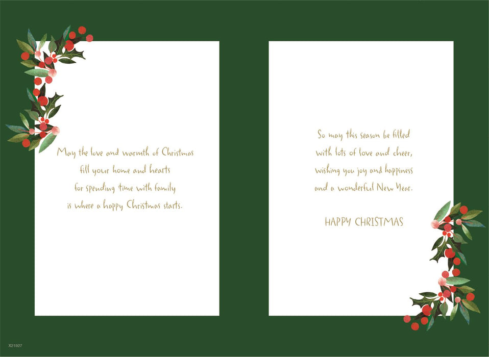 ICG 'To A Special Nephew & His Family' Christmas Card