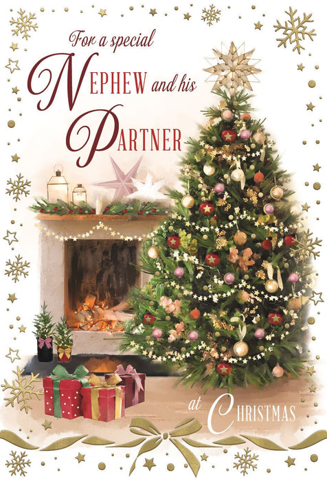ICG 'For A Special Nephew & His Partner' Christmas Card