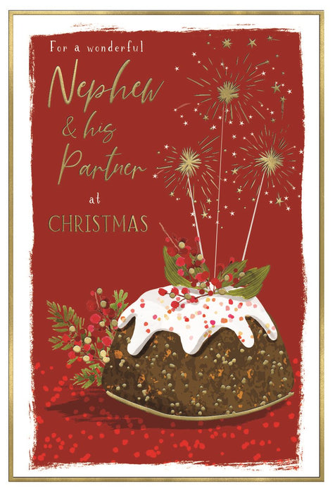 ICG 'For A Wonderful Nephew & His Partner' Christmas Card