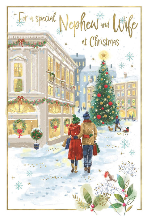 ICG 'For A Special Nephew & Lovely Wife' Christmas Card
