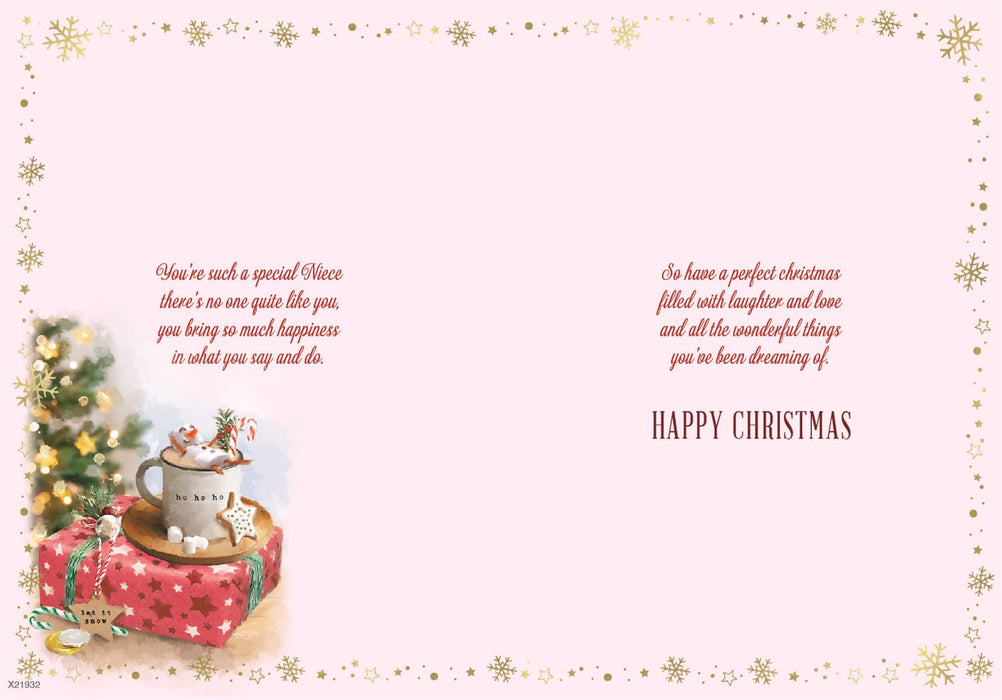 ICG 'For A Fantastic Niece At Christmas' Christmas Card