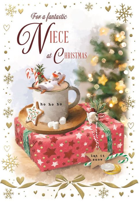 ICG 'For A Fantastic Niece At Christmas' Christmas Card