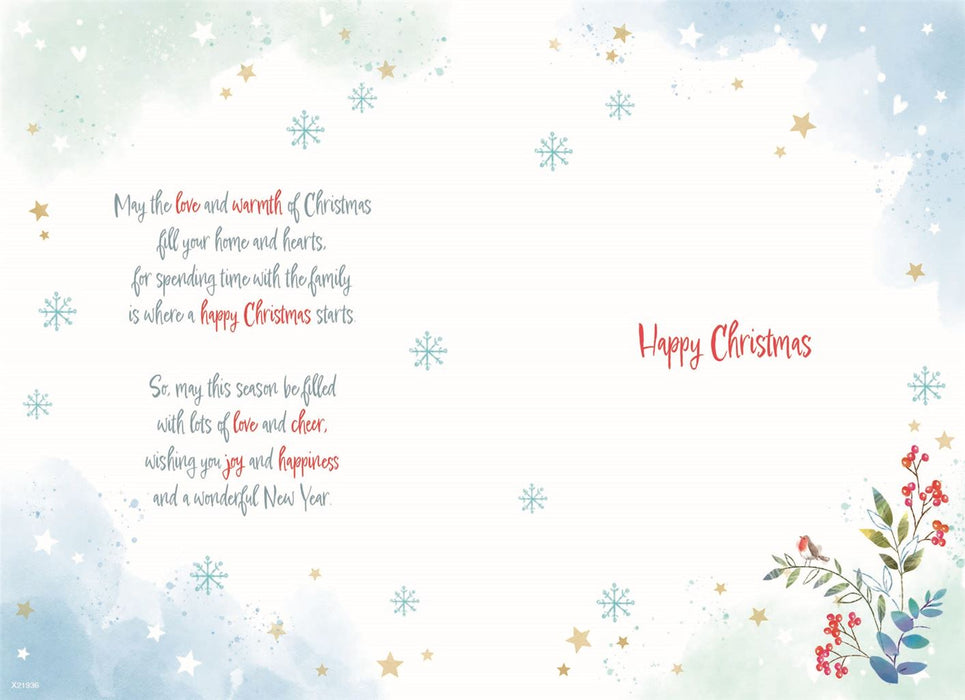 ICG 'For A Very Special Niece And Her Family' Christmas Card