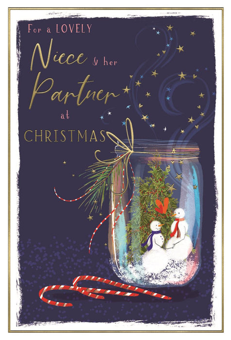 ICG 'For A Lovely Niece & Her Partner' Christmas Card