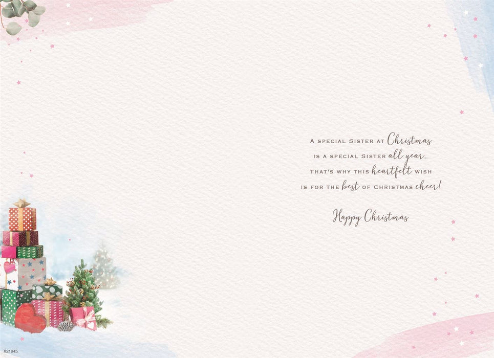 ICG 'For A Very Special Sister' Christmas Card