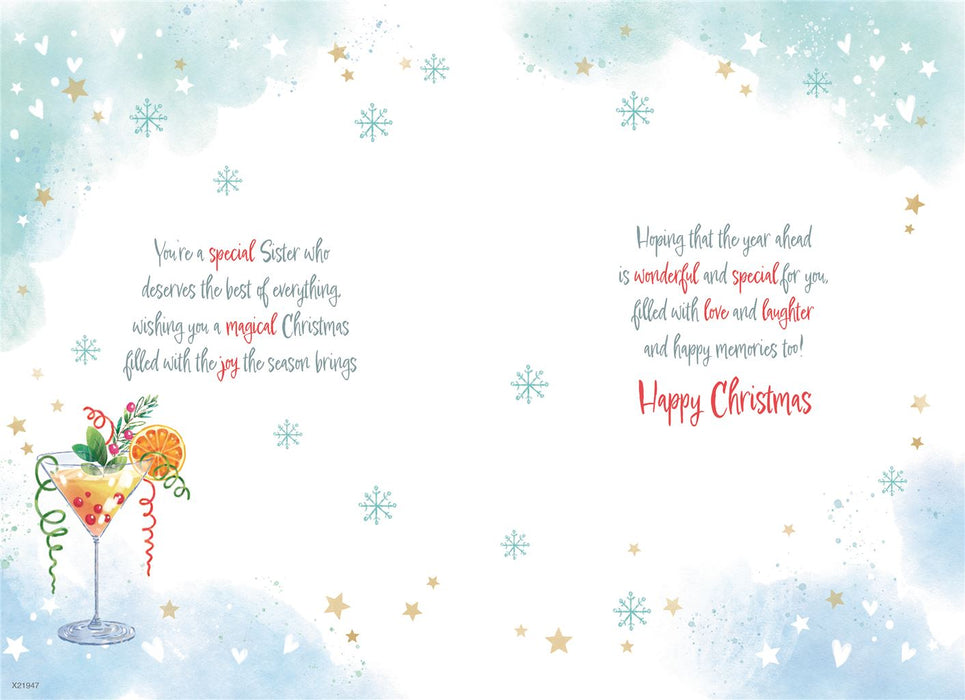 ICG 'For A Lovely Sister' Christmas Card