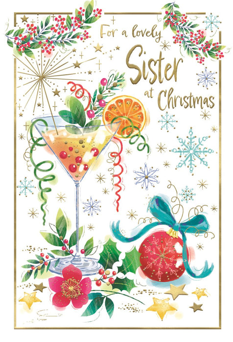 ICG 'For A Lovely Sister' Christmas Card