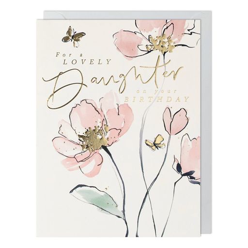 Paperlink 'For A Lovely Daughter' Birthday Card