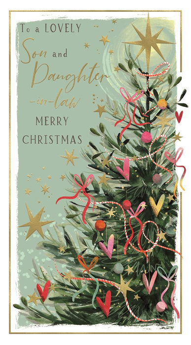ICG 'To A Lovely Son And Daughter-In-Law' Christmas Card
