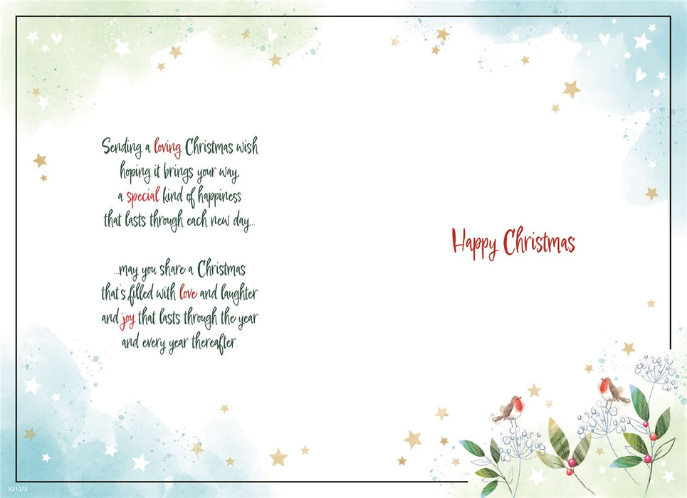 ICG 'Happy Christmas Son And Daughter-In-Law' Christmas Card