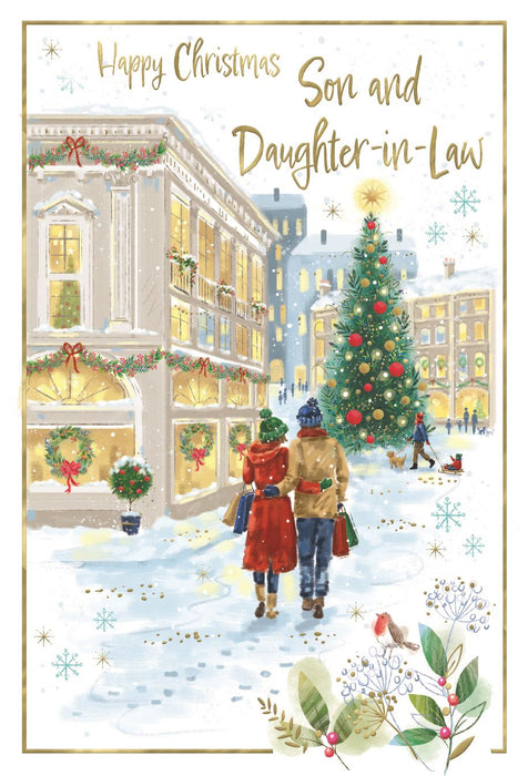 ICG 'Happy Christmas Son And Daughter-In-Law' Christmas Card