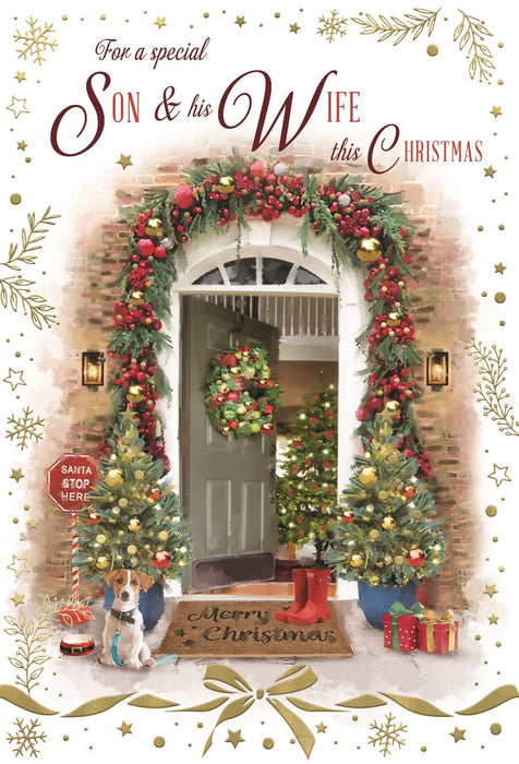 ICG 'For A Special Son & His Wife At Christmas' Christmas Card