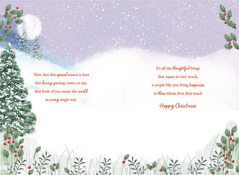 ICG 'For A Special Son And Daughter-In-Law' Christmas Card