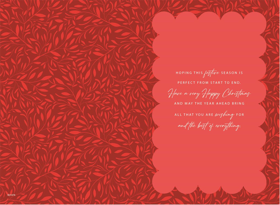 ICG 'For A Lovely Son And Daughter-In-Law' Christmas Card
