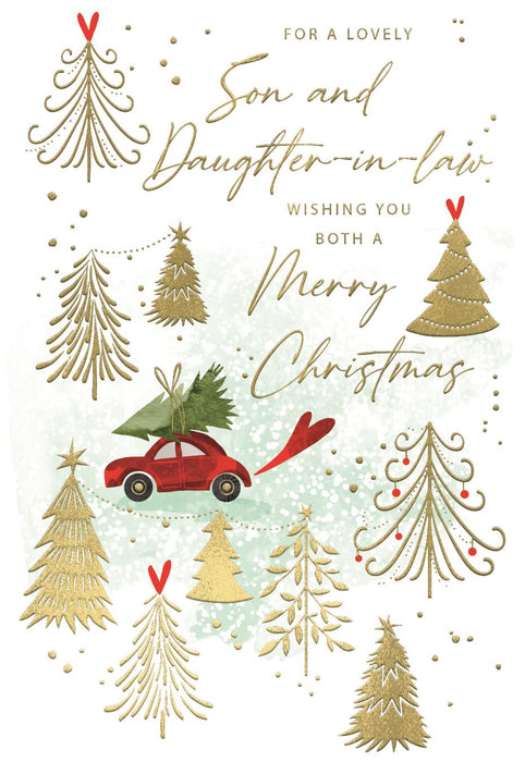 ICG 'For A Lovely Son And Daughter-In-Law' Christmas Card