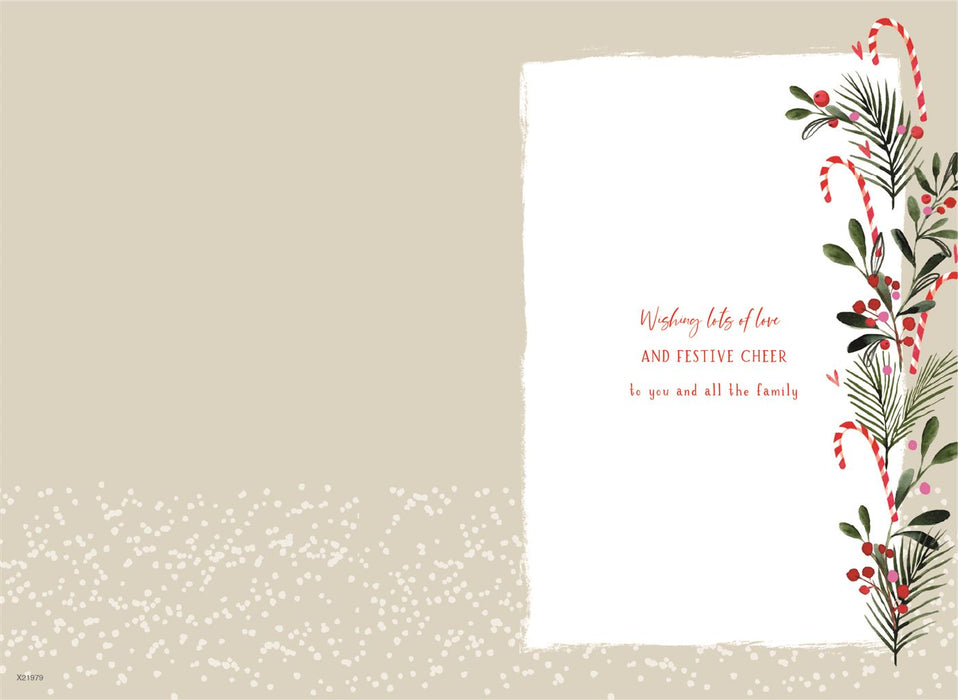 ICG 'To A Lovely Son And Family' Christmas Card