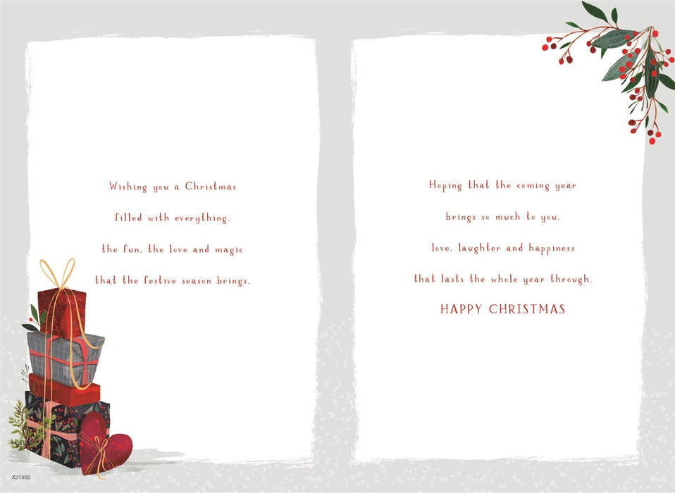 ICG 'For A Great Son And Fiancee' Christmas Card
