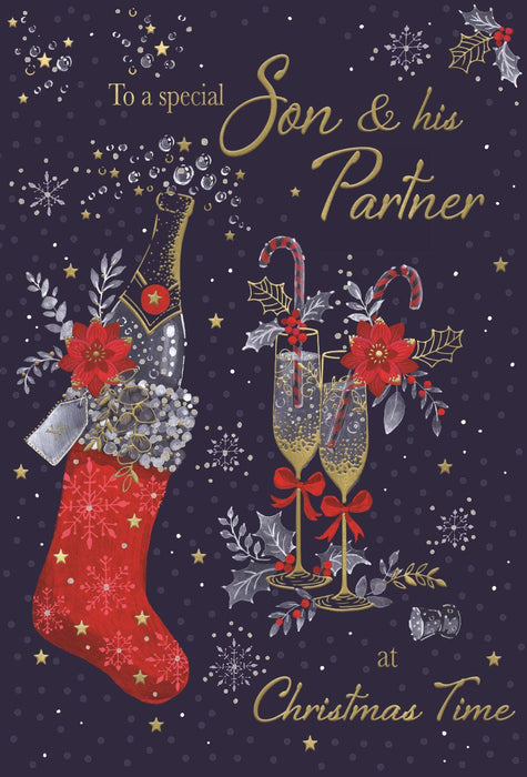 ICG 'To A Special Son & His Partner' Christmas Card