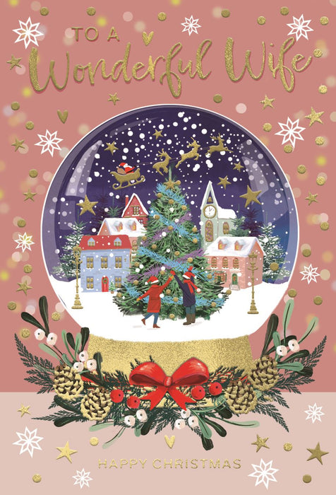 ICG 'To A Wonderful Wife' Christmas Card
